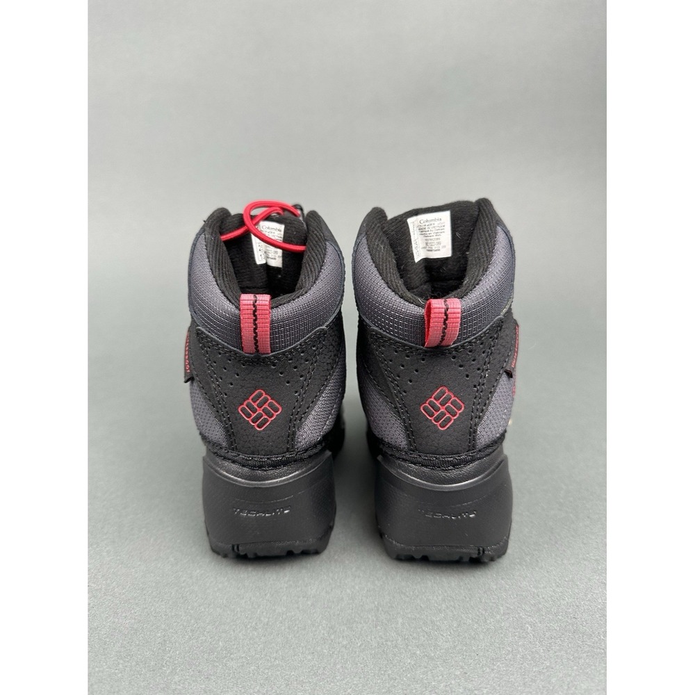Columbia Kids Rope Tow III Waterproof‎ Insulated Winter Boot Size 8 Black/Red - Picture 4 of 8